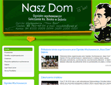 Tablet Screenshot of naszdom.edu.pl